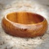 Ancient Elm Wooden Wedding Band