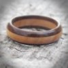 Cherry and Walnut Wooden Ring