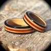 Celebration twin wooden rings