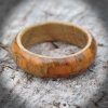 Collection of Scottish Woods Narrow Band Wooden Ring