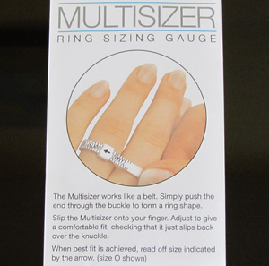 Easy ring sizing