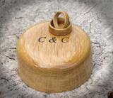 Handcrafted wooden ring box