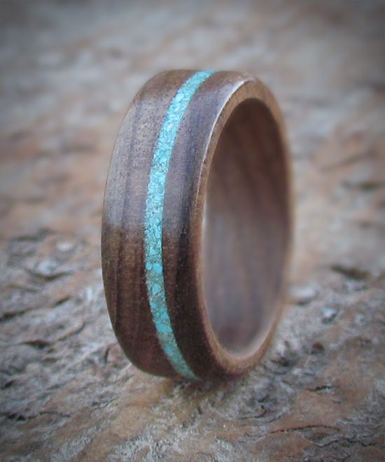 wooden engagement rings
