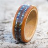 Shell, Gemstone Wooden ring