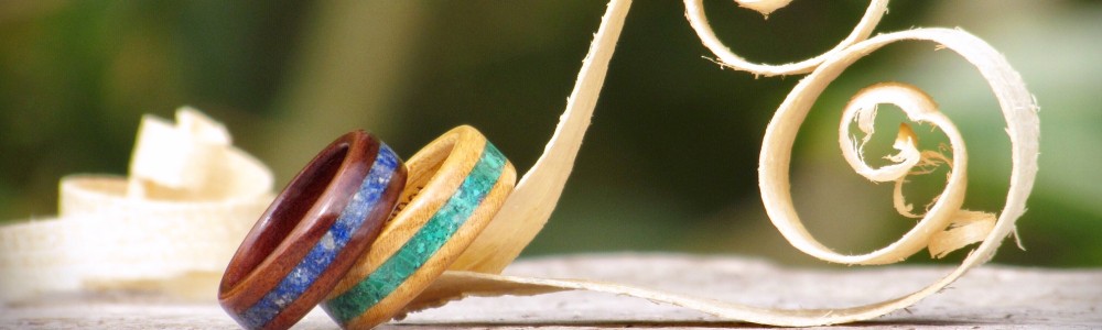 Handcrafted Wooden Wedding Rings