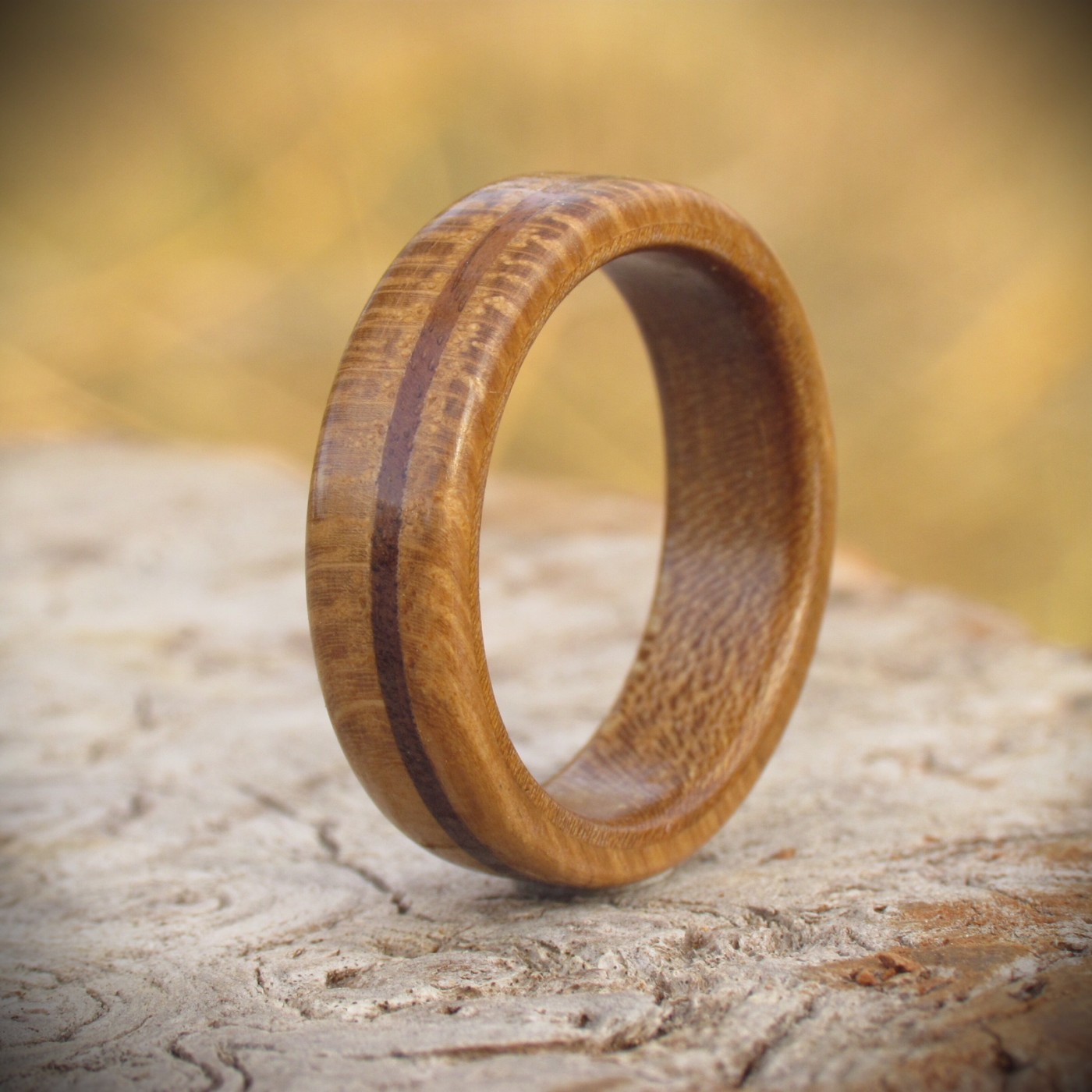 Eco Wooden Ring size X US size 11 3/4