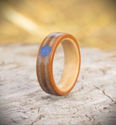 Blue Moon Wood Ring K1/2