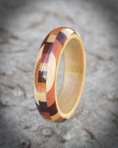 Collection Of Exotic Woods Ring
